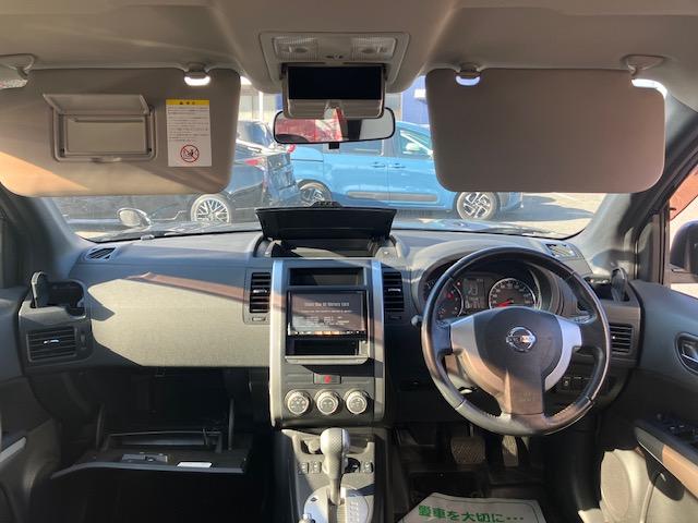 エクストレイル 20X 4WD パークアシスト 革シート シートヒーター ナビ ETC HID 17インチAW スマキー 禁煙車 フルフラット ABS 運転席エアバッグ 助手席エアバッグ ルーフレール エアコン(3枚目)
