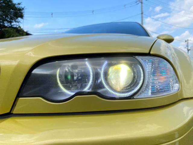 M3クーペ エンケイ18インチアルミ・6速MT・HIDヘッドライト・ETC・イカリング・車高調・キーレス・BRIDEフルバケットシート・左ハンドル・フロントリップ(15枚目)