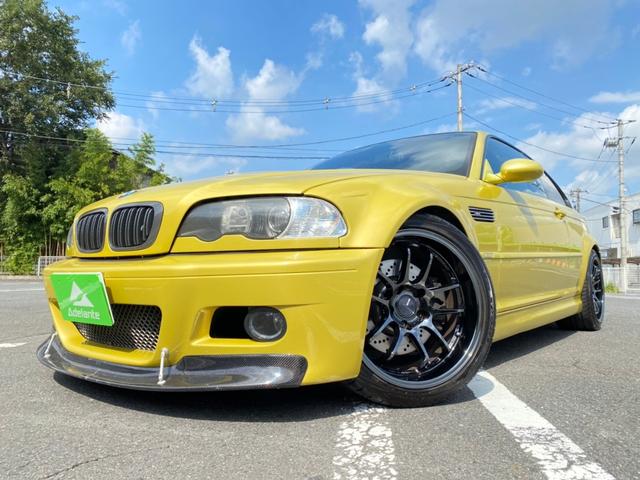 M3クーペ エンケイ18インチアルミ・6速MT・HIDヘッドライト・ETC・イカリング・車高調・キーレス・BRIDEフルバケットシート・左ハンドル・フロントリップ(47枚目)