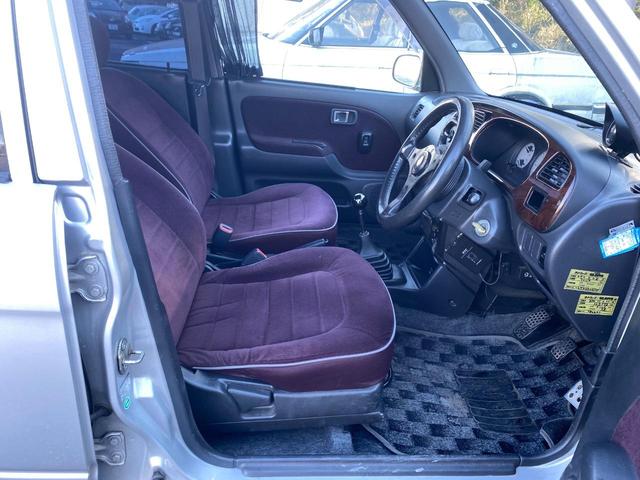 ジーノターボ 5速MT・車高調・社外エアクリ・ブースト計・raidステアリング・社外アルミホイール・ETC・clarionオーディオ・RAZOシフトノブ(28枚目)
