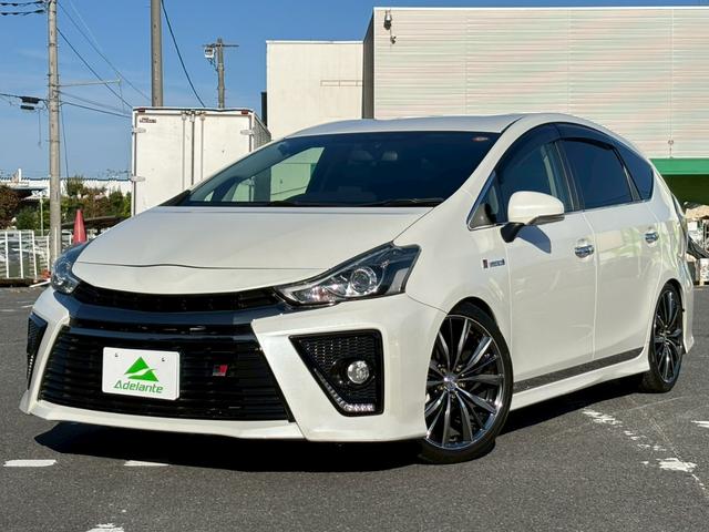 プリウスアルファ Sツーリングセレクション・GRスポーツ 全国1年保証・ユーザー買取車両・純正ナビ・地デジTV・バックカメラ・ハーフレザーシート・ETC2.0・社外19インチアルミ・車高調・スマートキー・プッシュスタート・LEDヘッドライト・フォグ(44枚目)