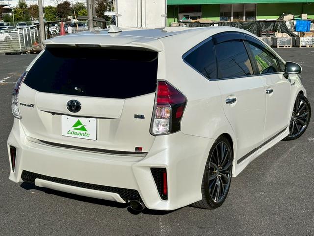 プリウスアルファ Sツーリングセレクション・GRスポーツ 全国1年保証・ユーザー買取車両・純正ナビ・地デジTV・バックカメラ・ハーフレザーシート・ETC2.0・社外19インチアルミ・車高調・スマートキー・プッシュスタート・LEDヘッドライト・フォグ(55枚目)