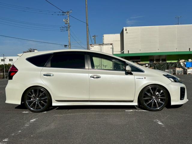 プリウスアルファ Sツーリングセレクション・GRスポーツ 全国1年保証・ユーザー買取車両・純正ナビ・地デジTV・バックカメラ・ハーフレザーシート・ETC2.0・社外19インチアルミ・車高調・スマートキー・プッシュスタート・LEDヘッドライト・フォグ(62枚目)