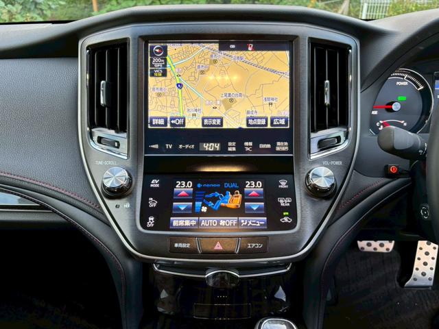 クラウンハイブリッド アスリートS 全国1年保証・ユーザー買取車両・メーカーナビ・地デジTV・バックカメラ・サンルーフ・黒レザーシート・F、Rスポイラー・クルーズコントロール・スマートキー・プッシュスタート・ETC・シートヒーター(9枚目)