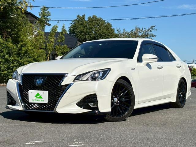 クラウンハイブリッド アスリートS 全国1年保証・ユーザー買取車両・メーカーナビ・地デジTV・バックカメラ・サンルーフ・黒レザーシート・F、Rスポイラー・クルーズコントロール・スマートキー・プッシュスタート・ETC・シートヒーター(46枚目)