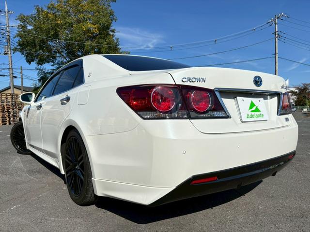 クラウンハイブリッド アスリートS 全国1年保証・ユーザー買取車両・メーカーナビ・地デジTV・バックカメラ・サンルーフ・黒レザーシート・F、Rスポイラー・クルーズコントロール・スマートキー・プッシュスタート・ETC・シートヒーター(62枚目)