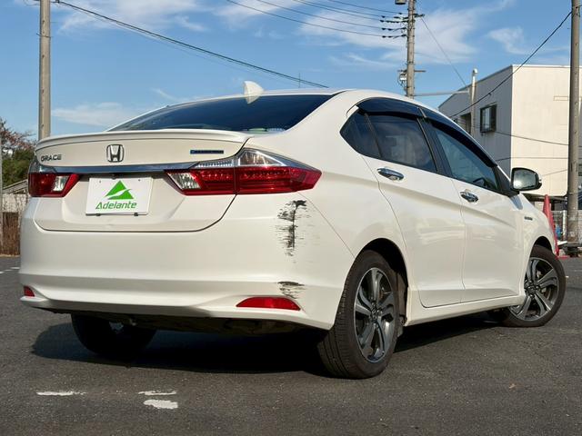 グレイス ハイブリッドEX 全国1年保証・ワンオーナー車・純正ナビ・レザーシート・地デジTV・バックカメラ・ETC・パドルシフト・スペアキー・HDMI・Bluetoothオーディオ・フォグランプ・サイドバイザー・シガーソケット(49枚目)