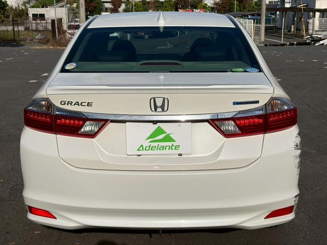 グレイス ハイブリッドEX 全国1年保証・ワンオーナー車・純正ナビ・レザーシート・地デジTV・バックカメラ・ETC・パドルシフト・スペアキー・HDMI・Bluetoothオーディオ・フォグランプ・サイドバイザー・シガーソケット(54枚目)