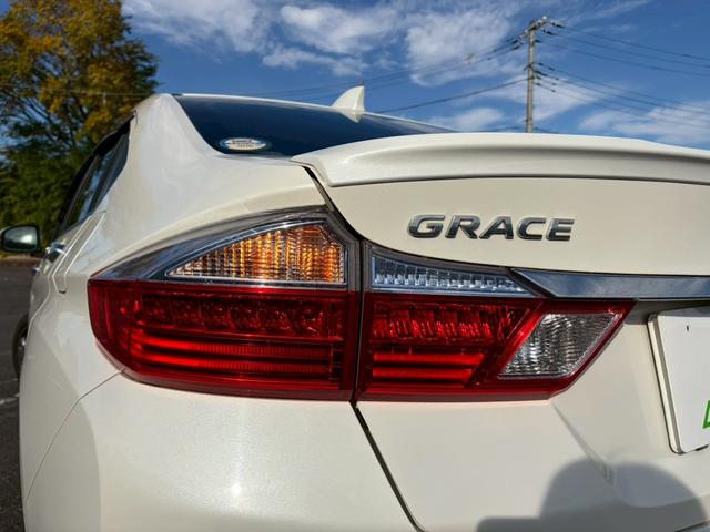 グレイス ハイブリッドEX 全国1年保証・ワンオーナー車・純正ナビ・レザーシート・地デジTV・バックカメラ・ETC・パドルシフト・スペアキー・HDMI・Bluetoothオーディオ・フォグランプ・サイドバイザー・シガーソケット(63枚目)