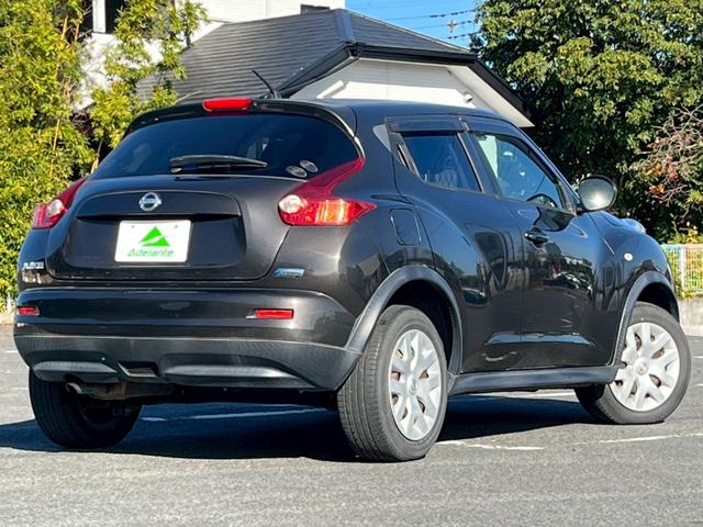 ジューク 15RX タイプV 全国1年保証・ユーザー買取車両・純正ナビ・地デジTV・CD・インテリジェントキー・プッシュスタート・フォグランプ・オートエアコン・サイドバイザー・電動格納ミラー(44枚目)