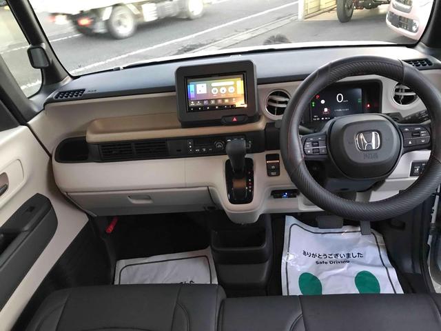 N-BOX ベースグレード 前後ドライブレコーダー ETC ナビ バックカメラ 両側スライド・片側電動 TV オートクルーズコントロール レーンアシスト 衝突被害軽減システム LEDヘッドランプ 革調シートカバー(72枚目)