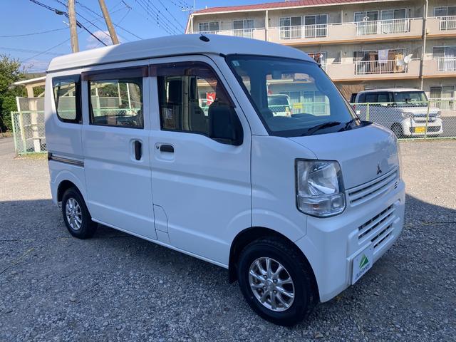 ミニキャブバン M 切替式4WD 2速発進 社外ナビ TV Bカメラ Bluetooth キーレス 社外アルミ バイザー ワンオーナー ディーラー記録簿 1年保証付(4枚目)