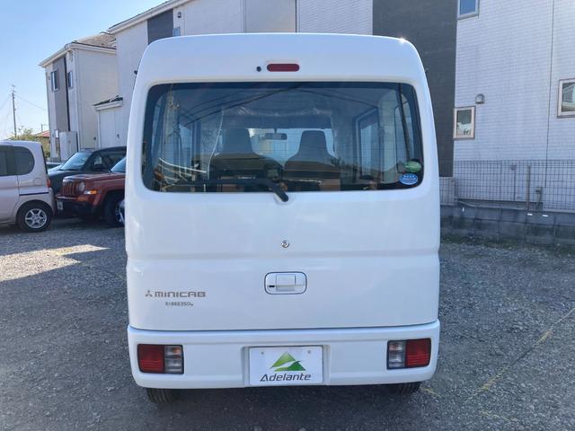 ミニキャブバン M 切替式4WD 2速発進 社外ナビ TV Bカメラ Bluetooth キーレス 社外アルミ バイザー ワンオーナー ディーラー記録簿 1年保証付(7枚目)