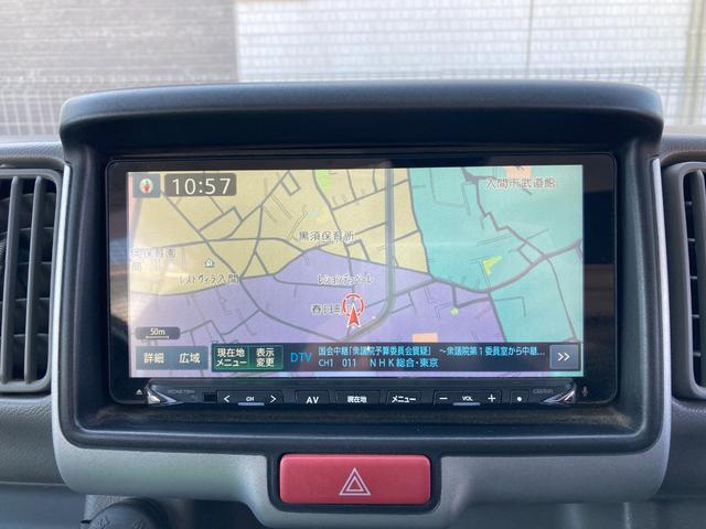 ミニキャブバン M 切替式4WD 2速発進 社外ナビ TV Bカメラ Bluetooth キーレス 社外アルミ バイザー ワンオーナー ディーラー記録簿 1年保証付(13枚目)