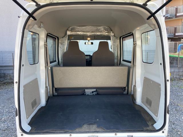 ミニキャブバン M 切替式4WD 2速発進 社外ナビ TV Bカメラ Bluetooth キーレス 社外アルミ バイザー ワンオーナー ディーラー記録簿 1年保証付(21枚目)