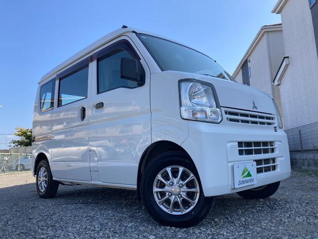 ミニキャブバン M 切替式4WD 2速発進 社外ナビ TV Bカメラ Bluetooth キーレス 社外アルミ バイザー ワンオーナー ディーラー記録簿 1年保証付(36枚目)