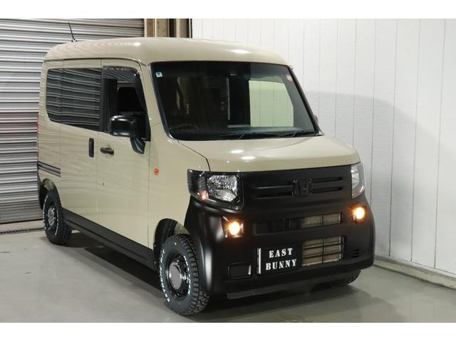N-VAN L・ホンダセンシング 4WD 新品ホイール MTタイヤ JEEP ゴビ オールペイント ナビ バックモニター Bluetooth 衝突安全カメラ クルーズコントロール ハンドルスイッチ ドライブレコーダー フォグランプ(42枚目)
