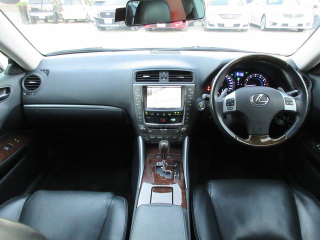 ＩＳ ＩＳ３５０　／サンルーフ／Ｖ６／３５００ｃｃ／冷暖黒革パワーシート／ＨＩＤオートライト／ＬＥＤフォグ／ＨＤＤナビ／後カメ／ＤＶＤ再／ＣＤ録／フルセグ／ＢＴ接続接続／クルコン／ＥＴＣ／スマキ／電動テレスコ／記録簿／（26枚目）