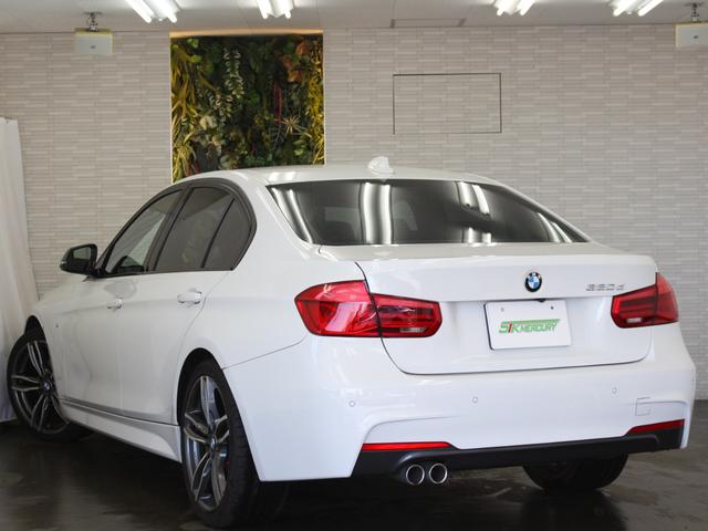 3シリーズ 320d Mスポーツ ジーゼルターボ 後期モデル 純正ナビ Bluetooth ACC レーンキープ Bカメ ソナー パワーシート ETC 記録簿・保証書・スペアキー付 LEDライト アイドルストップ 8AT19インチAW(6枚目)