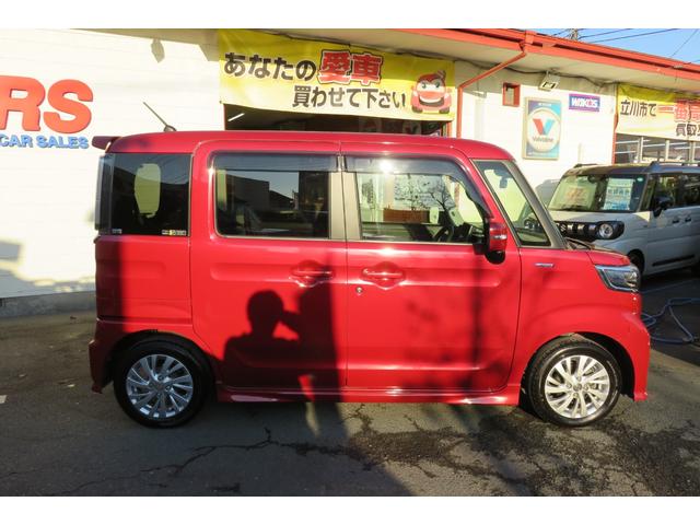 スペーシアカスタム ハイブリッドGS ワンオーナー車 カロッツェリアCDデッキ 前後監視ドライブレコーダー ETC 片側電動ドア バックカメラ 衝突被害軽減システム アイドリングストップ 盗難防止システム Bluetooth(10枚目)