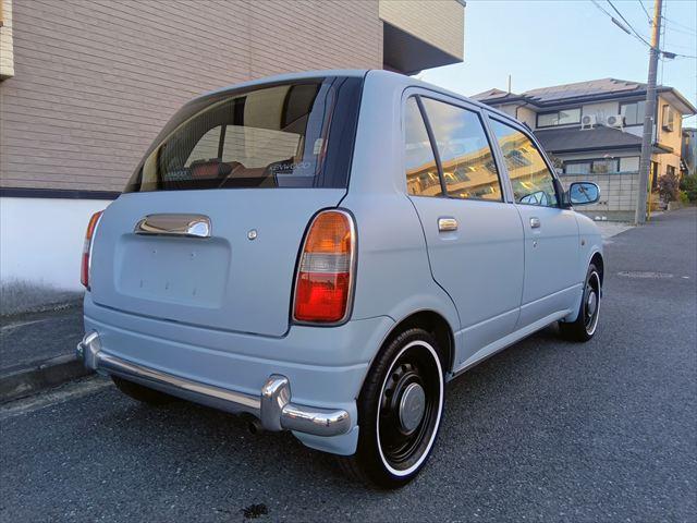 ミラジーノ ジーノ　Ｓエディション　マット塗装／ストライプライン／タイベル交換済み／電動格納ミラー／新品シートカバー／新品ジーノエンブレム／新品シフトノブ／新品サイド部歴カバー／新品シフトカバー／新品ドアロックピンカバー／ウッド調塗装（4枚目）