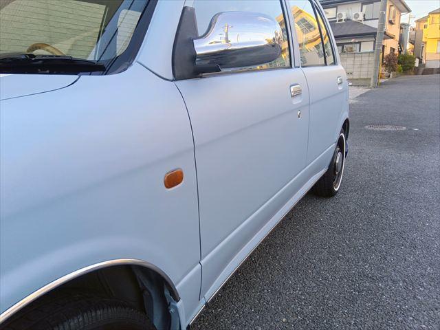 ミラジーノ ジーノ　Ｓエディション　マット塗装／ストライプライン／タイベル交換済み／電動格納ミラー／新品シートカバー／新品ジーノエンブレム／新品シフトノブ／新品サイド部歴カバー／新品シフトカバー／新品ドアロックピンカバー／ウッド調塗装（14枚目）