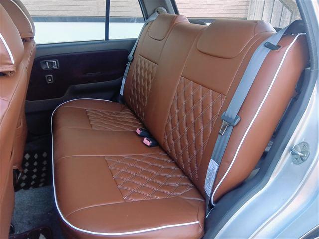 ミラジーノ ジーノ　Ｓエディション　マット塗装／ストライプライン／タイベル交換済み／電動格納ミラー／新品シートカバー／新品ジーノエンブレム／新品シフトノブ／新品サイド部歴カバー／新品シフトカバー／新品ドアロックピンカバー／ウッド調塗装（19枚目）