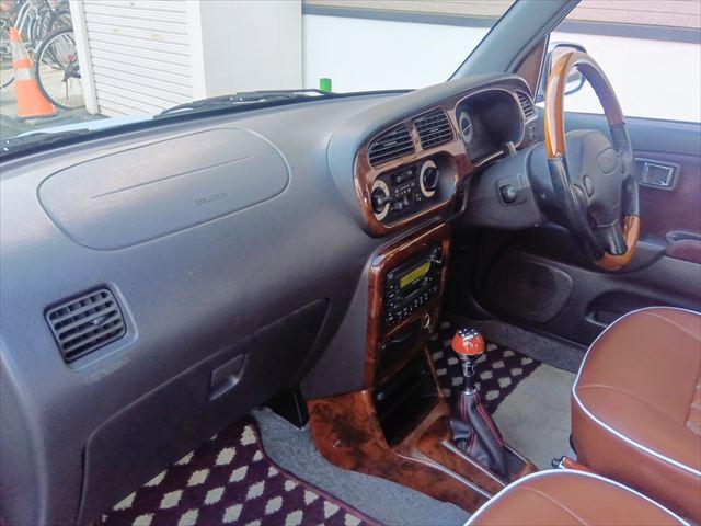 ミラジーノ ジーノ　Ｓエディション　マット塗装／ストライプライン／タイベル交換済み／電動格納ミラー／新品シートカバー／新品ジーノエンブレム／新品シフトノブ／新品サイド部歴カバー／新品シフトカバー／新品ドアロックピンカバー／ウッド調塗装（28枚目）