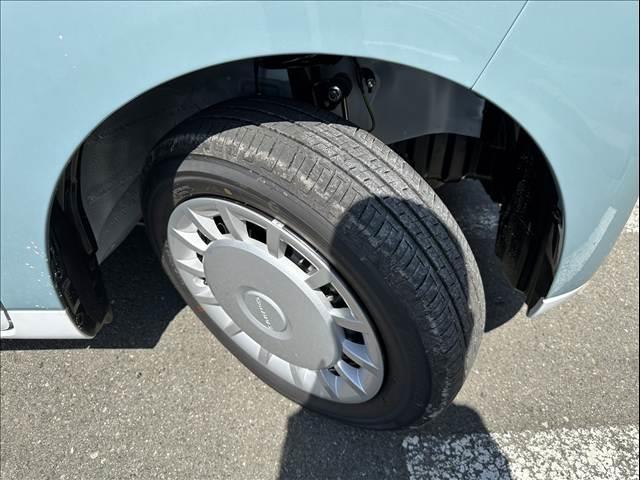 ムーヴキャンバス ストライプスＸ　届出済未使用車　両側パワースライドドア　スマートキー　プッシュスタート　オートライト　オートエアコン　電動格納ミラー　衝突被害軽減ブレーキ　スマートアシスト（17枚目）