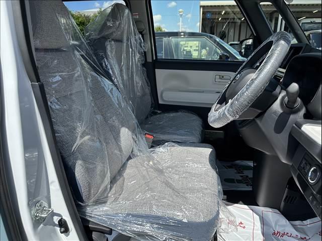 ムーヴキャンバス ストライプスＸ　届出済未使用車　両側パワースライドドア　スマートキー　プッシュスタート　オートライト　オートエアコン　電動格納ミラー　衝突被害軽減ブレーキ　スマートアシスト（22枚目）