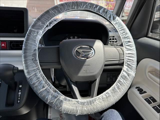 ムーヴキャンバス ストライプスＸ　届出済未使用車　両側パワースライドドア　スマートキー　プッシュスタート　オートライト　オートエアコン　電動格納ミラー　衝突被害軽減ブレーキ　スマートアシスト（30枚目）