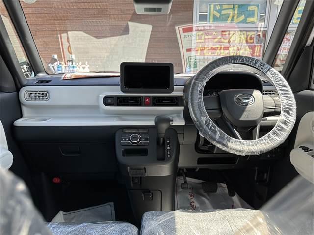 ムーヴキャンバス ストライプスＸ　届出済未使用車　両側パワースライドドア　スマートキー　プッシュスタート　オートライト　オートエアコン　電動格納ミラー　衝突被害軽減ブレーキ　スマートアシスト（40枚目）