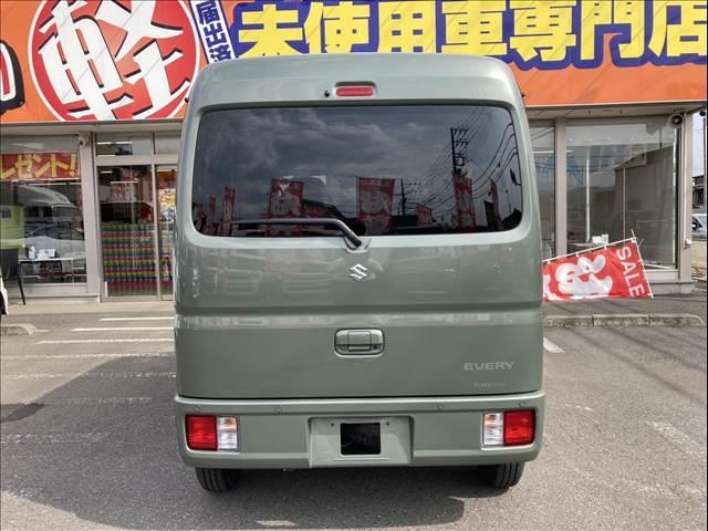 エブリイ ジョインターボ 届出済未使用車 両側スライドドア スマートキー プッシュスタート LEDライト シートヒーター パーキングセンサー オートライト オートハイビーム(7枚目)