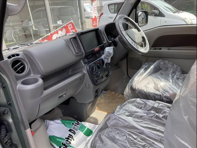 エブリイ ジョインターボ 届出済未使用車 両側スライドドア スマートキー プッシュスタート LEDライト シートヒーター パーキングセンサー オートライト オートハイビーム(51枚目)