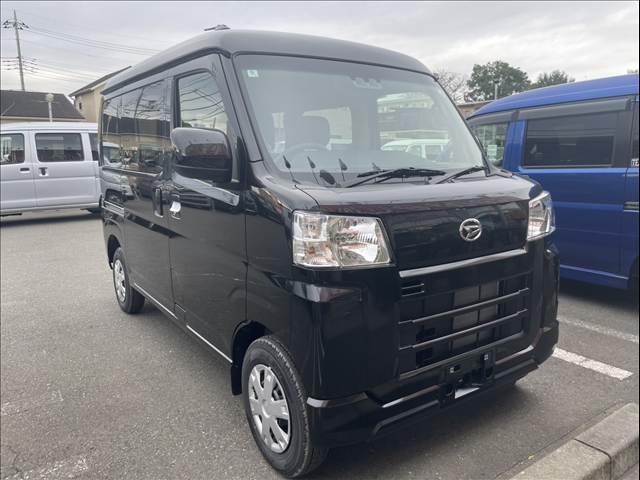 ハイゼットカーゴ クルーズターボ　届出済未使用車　両側スライドドア　　集中ロック　パワステ　パワーウインドウ　オートライト　オートハイビーム　衝突被害軽減ブレーキ　パーキングセンサー（4枚目）