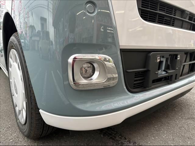 ムーヴキャンバス ストライプスＧ　届出済未使用車　両側パワースライドドア　スマートキー　プッシュスタート　オートライト　オートエアコン　電動格納ミラー　衝突被害軽減ブレーキ　スマートアシスト（10枚目）
