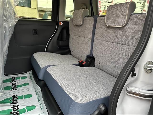 ムーヴキャンバス ストライプスＧ　届出済未使用車　両側パワースライドドア　スマートキー　プッシュスタート　オートライト　オートエアコン　電動格納ミラー　衝突被害軽減ブレーキ　スマートアシスト（38枚目）