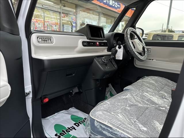 ムーヴキャンバス ストライプスＧ　届出済未使用車　両側パワースライドドア　スマートキー　プッシュスタート　オートライト　オートエアコン　電動格納ミラー　衝突被害軽減ブレーキ　スマートアシスト（40枚目）