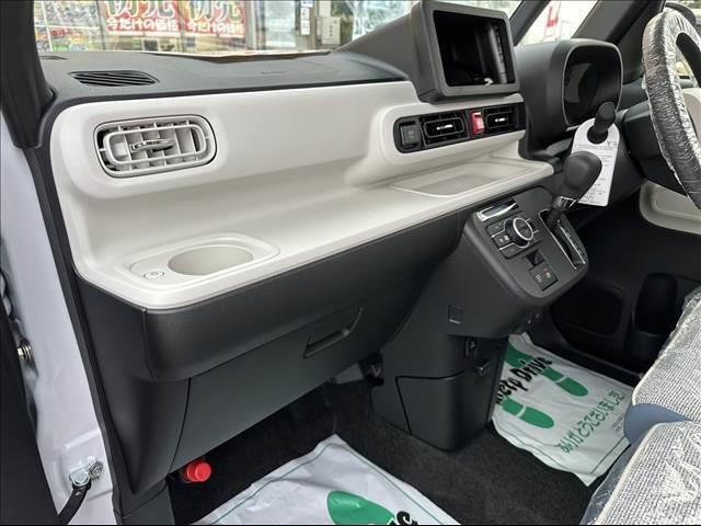 ムーヴキャンバス ストライプスＧ　届出済未使用車　両側パワースライドドア　スマートキー　プッシュスタート　オートライト　オートエアコン　電動格納ミラー　衝突被害軽減ブレーキ　スマートアシスト（41枚目）