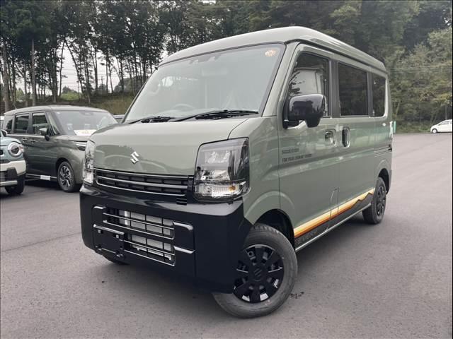 エブリイ Ｊリミテッド　届出済未使用車　電動両側スライドドア　スマートキー　プッシュスタート　ＬＥＤライト　シートヒーター　　パーキングセンサー　オートライト　オートハイビーム（2枚目）