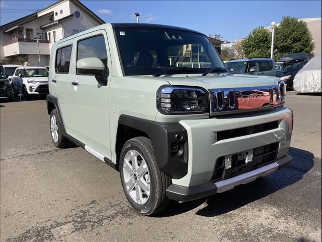 タフト G クロムベンチャー 届出済未使用車 禁煙車 スマートアシスト 衝突被害軽減ブレーキ スマートキー プッシュスタート ステアリングリモコン アダプティブクルーズコントロール クリアランスソナー LEDヘッドランプ(4枚目)