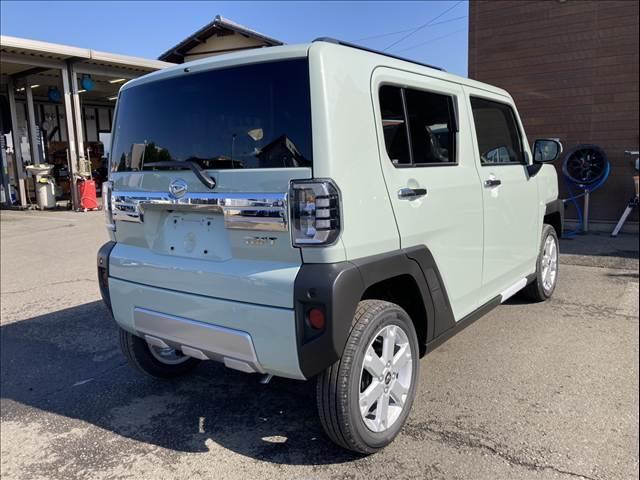 タフト G クロムベンチャー 届出済未使用車 禁煙車 スマートアシスト 衝突被害軽減ブレーキ スマートキー プッシュスタート ステアリングリモコン アダプティブクルーズコントロール クリアランスソナー LEDヘッドランプ(6枚目)