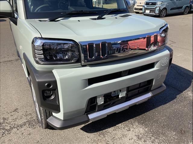 タフト G クロムベンチャー 届出済未使用車 禁煙車 スマートアシスト 衝突被害軽減ブレーキ スマートキー プッシュスタート ステアリングリモコン アダプティブクルーズコントロール クリアランスソナー LEDヘッドランプ(12枚目)