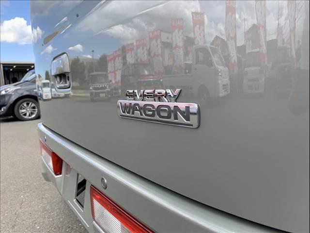 エブリイワゴン ＰＺターボスペシャル　届出済未使用車　両側スライド片側電動スライドドア　スマートキー　プッシュスタート　ＬＥＤライト　シートヒーター　フォグランプ　パーキングセンサー　オートライト　オートハイビーム　オートエアコン（53枚目）