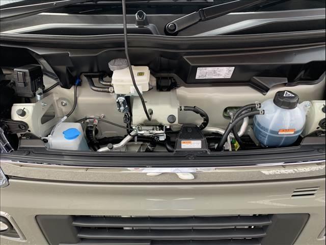 エブリイワゴン ＰＺターボスペシャル　届出済未使用車　両側スライド片側電動スライドドア　スマートキー　プッシュスタート　ＬＥＤライト　シートヒーター　フォグランプ　パーキングセンサー　オートライト　オートハイビーム　オートエアコン（75枚目）