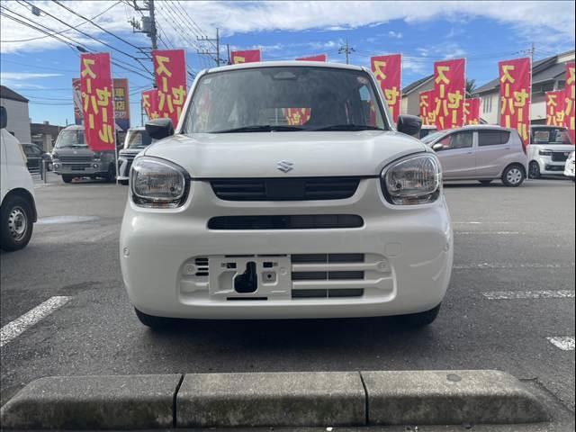 アルト Ｌ　未使用車　クリアランスソナー　レーンアシスト　衝突被害軽減システム　オートライト　キーレスエントリー　アイドリングストップ　電動格納ミラー　ＣＶＴ　盗難防止システム　ＡＢＳ　ＥＳＣ（3枚目）