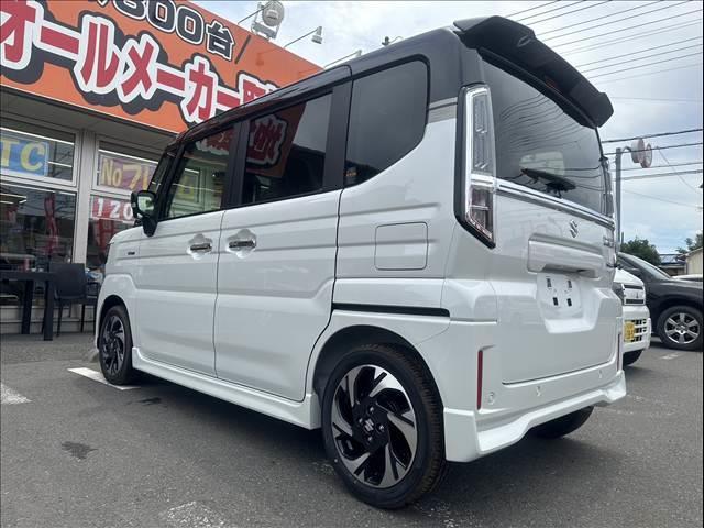 スペーシアカスタム ハイブリッドＸＳ　届出済み未使用車　衝突被害軽減ブレーキ　両側パワースライドドア　オートライト　オートハイビーム　電動パーキングブレーキ　オートブレーキホールド　サーキュレーター　アダプティブクルーズコントローロール（8枚目）