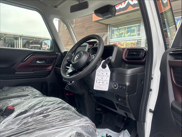 スペーシアカスタム ハイブリッドＸＳ　届出済み未使用車　衝突被害軽減ブレーキ　両側パワースライドドア　オートライト　オートハイビーム　電動パーキングブレーキ　オートブレーキホールド　サーキュレーター　アダプティブクルーズコントローロール（19枚目）