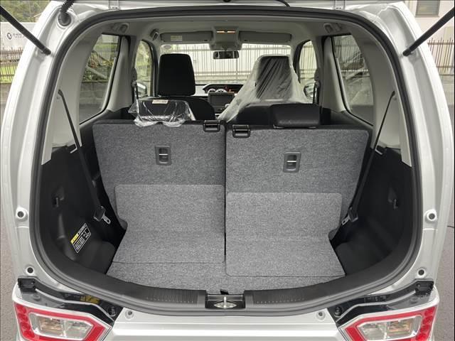 ワゴンＲ ＦＸ　届出済未使用車　後席アンブレラホルダー、衝突軽減ブレーキ、横滑り防止機能、キーレスエントリー、スマートキー　プッシュスタート　インパネＣＶＴ（47枚目）