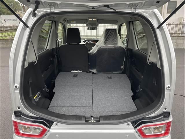 ワゴンＲ ＦＸ　届出済未使用車　後席アンブレラホルダー、衝突軽減ブレーキ、横滑り防止機能、キーレスエントリー、スマートキー　プッシュスタート　インパネＣＶＴ（48枚目）